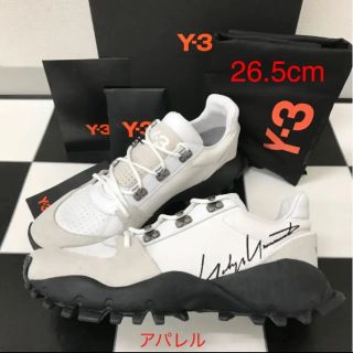 ワイスリー(Y-3)の新品19AW Y-3 ヨウジヤマモト KYOI オフホワイトスニーカー 26.5(スニーカー)