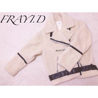 フレイアイディー(FRAY I.D)のFRAYI.D☆ボンバーコート(ムートンコート)