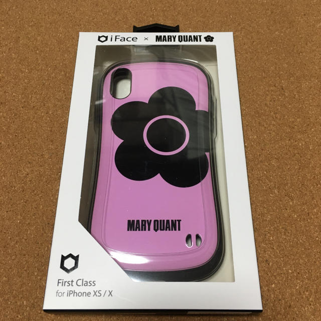 MARY QUANT(マリークワント)のマリークワント ×iFace  X/Xs対応　ベビーピンク スマホ/家電/カメラのスマホアクセサリー(iPhoneケース)の商品写真