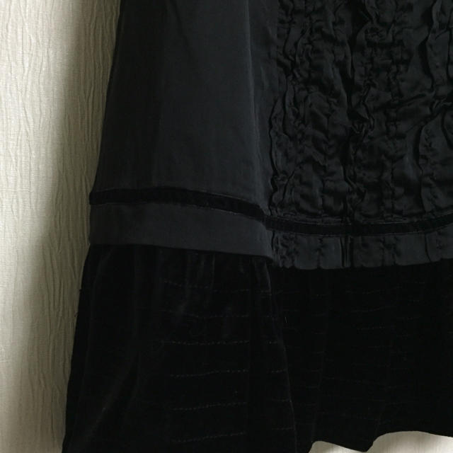 as know as de base(アズノゥアズドゥバズ)のAS KNOW AS 黒のスカート レディースのスカート(ひざ丈スカート)の商品写真