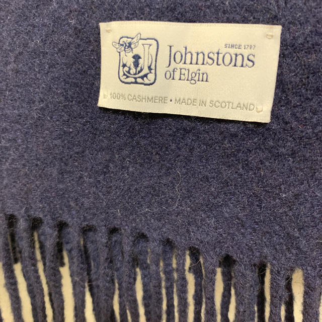 Johnstons(ジョンストンズ)の週末SALE！美品！ジョンストンズJohnstons カシミアストール21ji様 レディースのファッション小物(マフラー/ショール)の商品写真