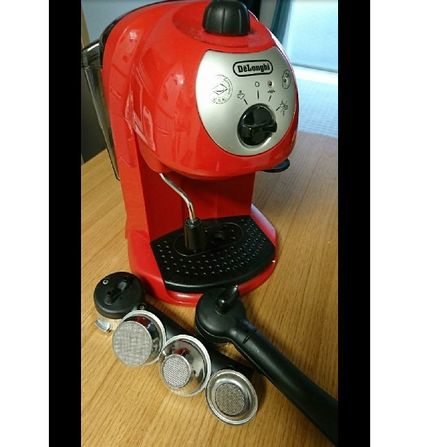 デロンギ EC200N-R赤 カプチーノメーカー コーヒーメーカー エスプレッソ - 5