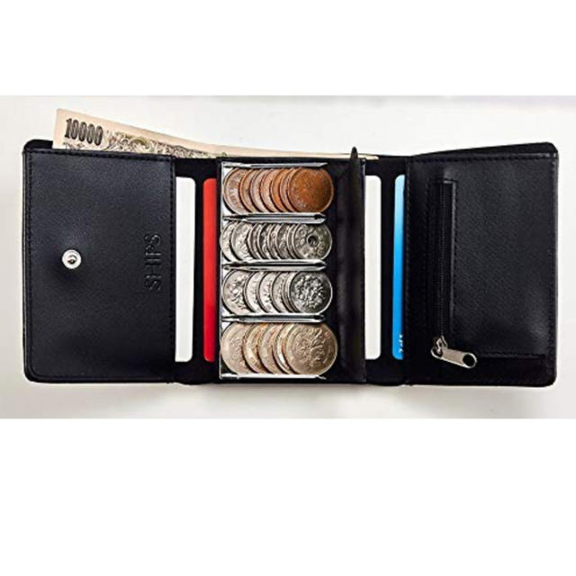 SHIPS(シップス)のモノマックス12月号付録　SHIPSコイン仕切り財布 メンズのファッション小物(コインケース/小銭入れ)の商品写真