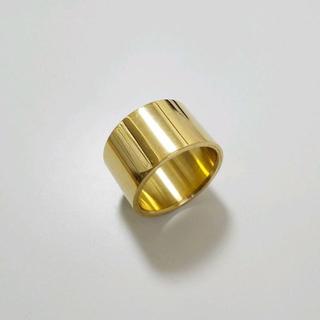 極太12mm ワイドリング ゴールド １２号(リング(指輪))