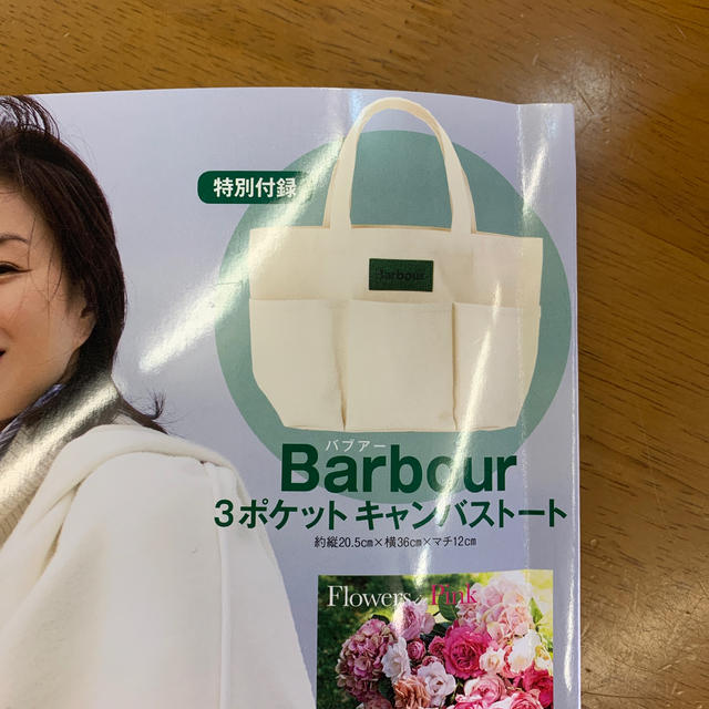 Barbour(バーブァー)のLEE 付録　Barbour キャンパストート レディースのバッグ(トートバッグ)の商品写真