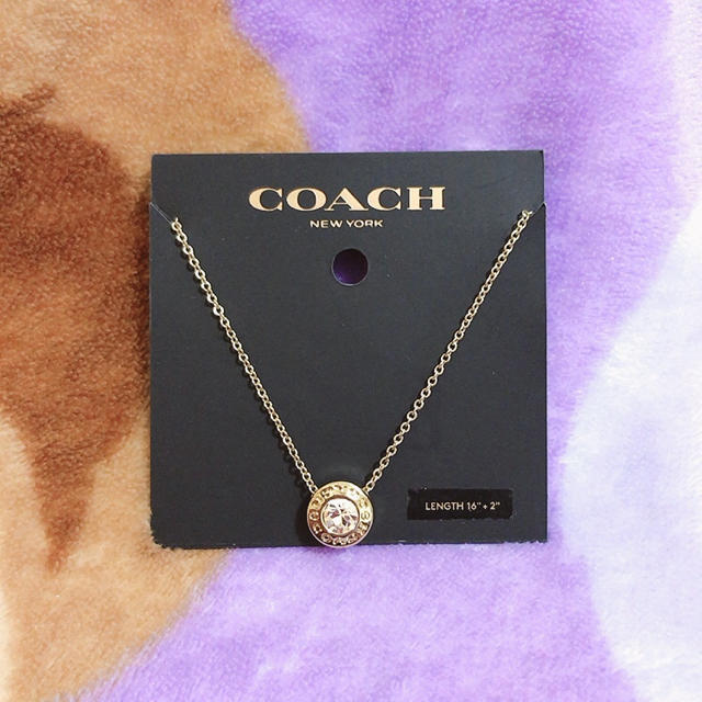 COACH(コーチ)の新品COACH サンバーストネックレス ゴールド レディースのアクセサリー(ネックレス)の商品写真