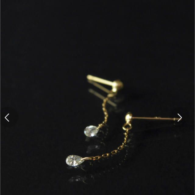 2018年　anq. 18kダイヤモンド　ピアス 18金 レディースのアクセサリー(ピアス)の商品写真