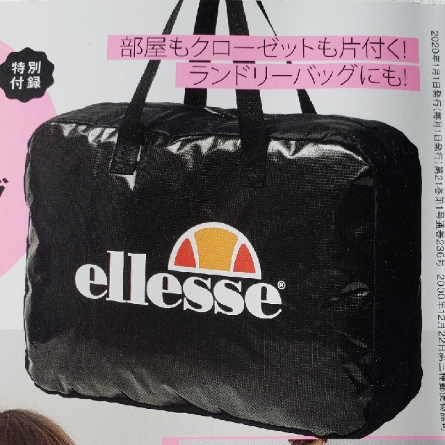 ellesse(エレッセ)のmini1月号付録　エレッセオリジナル超特大バッグ レディースのバッグ(トートバッグ)の商品写真