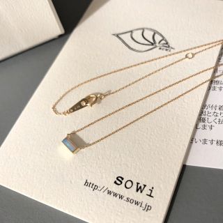 アガット(agete)の【kiko様専用】 sowi オーロラ オパール ネックレス S K10YG(ネックレス)