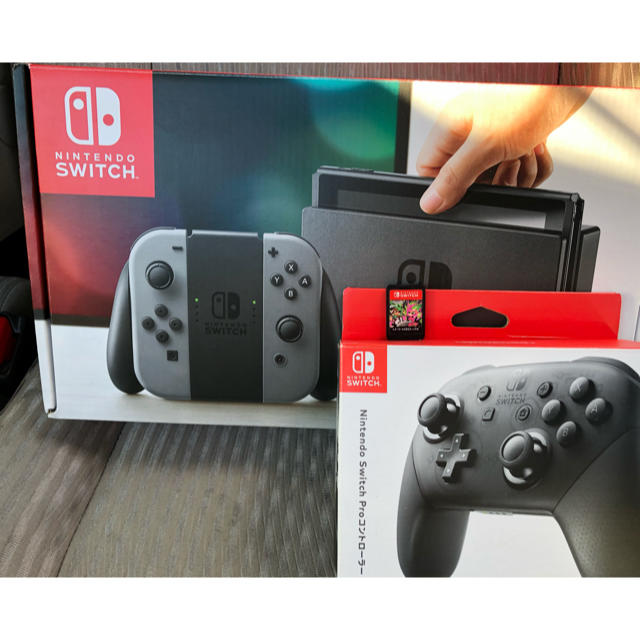 わけあり並の激安価格 ニンテンドーSwitch本体+プロコン+スプラ