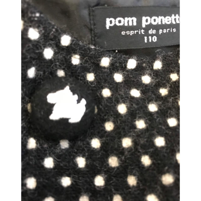 pom ponette(ポンポネット)のポンポネット  冬用ワンピース 110センチ キッズ/ベビー/マタニティのキッズ服女の子用(90cm~)(ワンピース)の商品写真