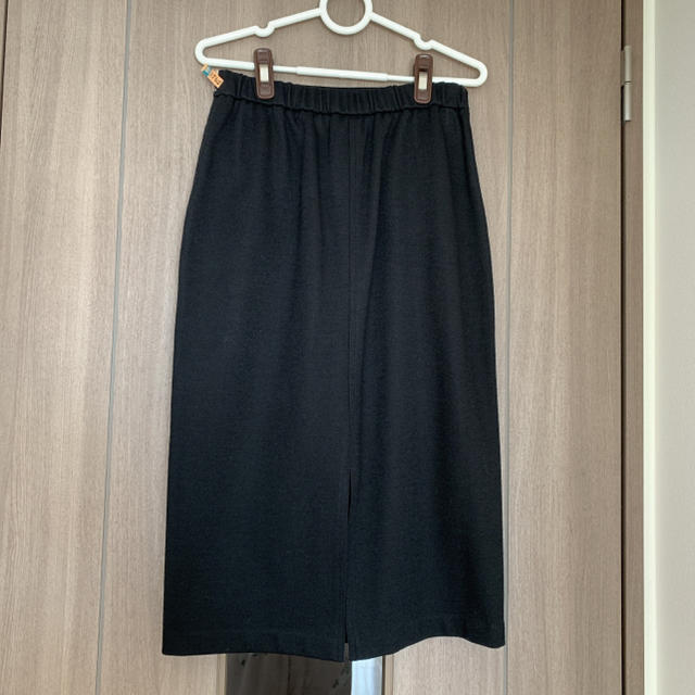UNIQLO(ユニクロ)のUNIQLO ウール混タイトスカート 黒 レディースのスカート(ロングスカート)の商品写真