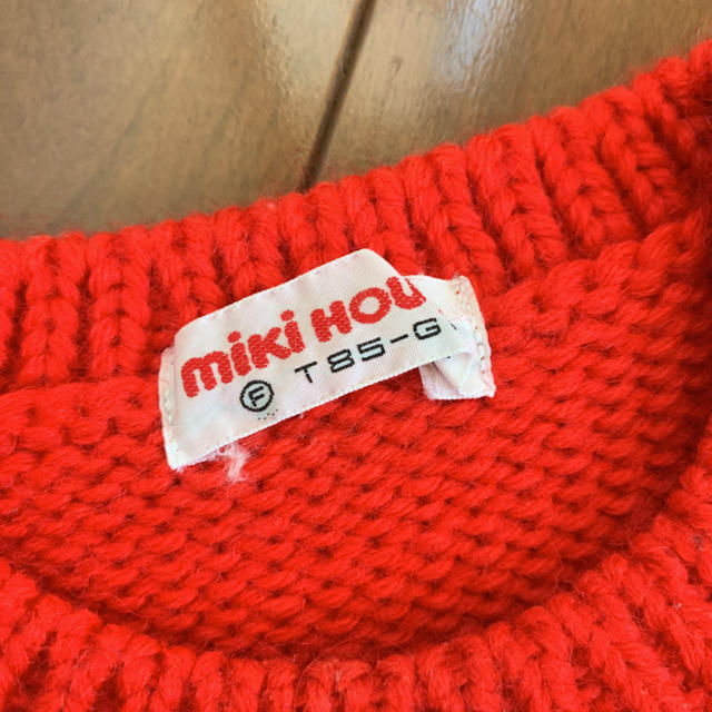 mikihouse(ミキハウス)のミキハウス ファミリア     ニット キッズ/ベビー/マタニティのベビー服(~85cm)(ニット/セーター)の商品写真