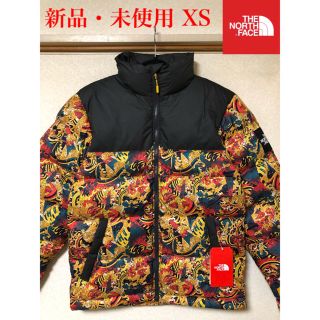 ザノースフェイス(THE NORTH FACE)の【新品・未使用】ノースフェイス ヌプシ 1992 ダウン 700 黄 総柄 XS(ダウンジャケット)