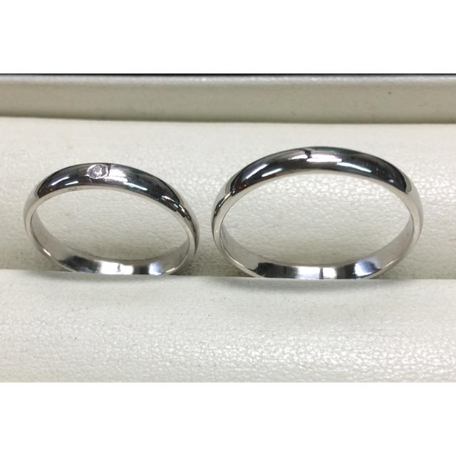 ✨ペアで45,000円✨プラチナPt900ダイヤモンドマリッジリング0.02ct ...