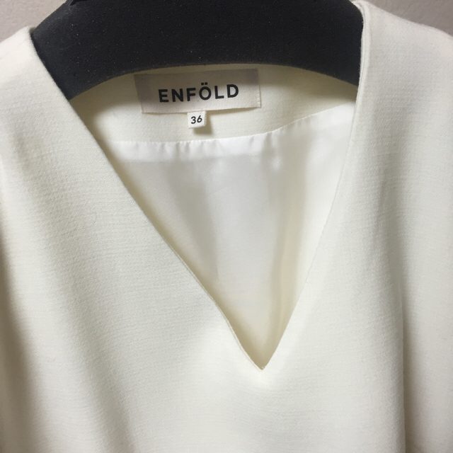 ENFOLD(エンフォルド)の今期 AラインワイドOP★ レディースのワンピース(その他)の商品写真