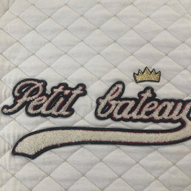 PETIT BATEAU(プチバトー)のプチバトー キルティングプルオーバー 10ans キッズ/ベビー/マタニティのキッズ服女の子用(90cm~)(Tシャツ/カットソー)の商品写真