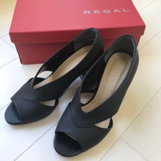 リーガル(REGAL)のREGAL レディース パンプス 黒 23cm(ハイヒール/パンプス)