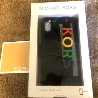マイケルコース(Michael Kors)のMichael Kors 手帳型 ハンドストラップ iPhoneケース(iPhoneケース)