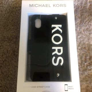 マイケルコース(Michael Kors)のマイケルコース 新作 ハンドストラップ iphoneケース(iPhoneケース)