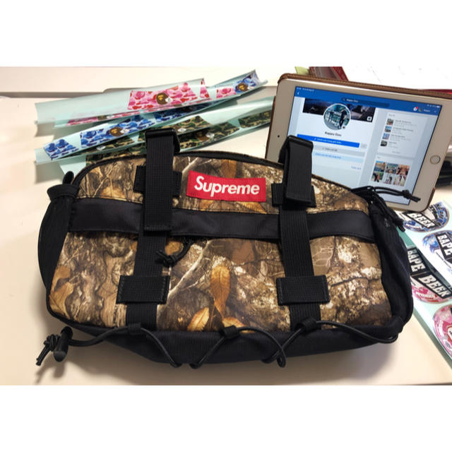 Supreme Waist Bag Tree Camo