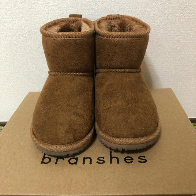 Branshes(ブランシェス)のブランシェス⭐︎ムートンブーツ/ブラウン17cm キッズ/ベビー/マタニティのキッズ靴/シューズ(15cm~)(ブーツ)の商品写真