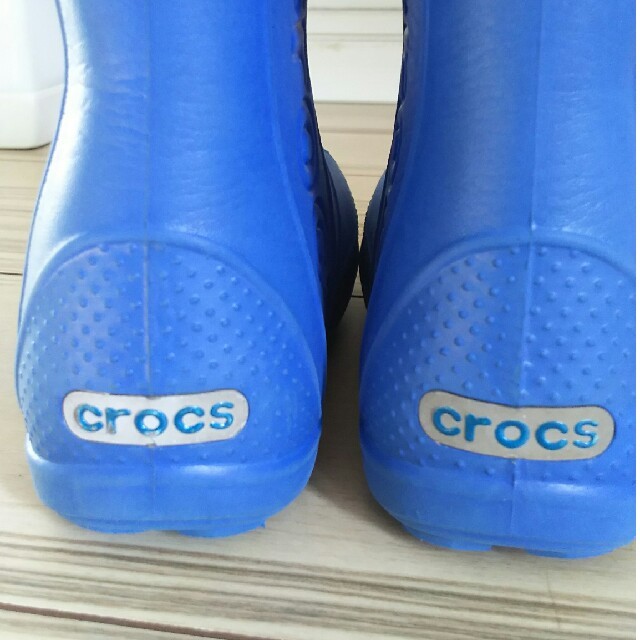 crocs(クロックス)のcrocs  c8 長靴(15.5cm) キッズ/ベビー/マタニティのキッズ靴/シューズ(15cm~)(長靴/レインシューズ)の商品写真