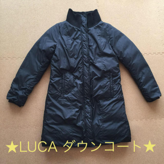 ★LUKA/LADY LUCK LUKA★ダウンコート 黒 クリーニング済ジャケット/アウター
