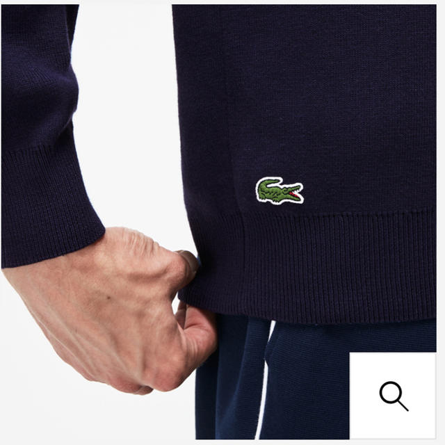 LACOSTE(ラコステ)のカラフルレタリング入りコットンリブニット レディースのトップス(ニット/セーター)の商品写真