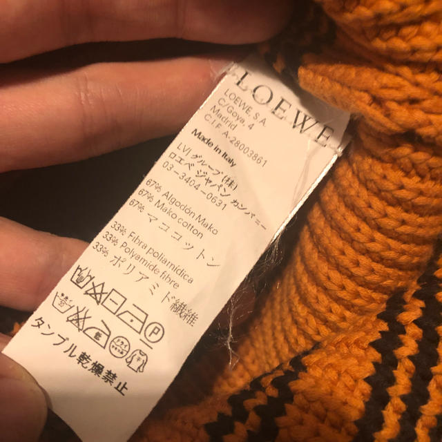 loewe 15ss ニット&マフラーセット loewe 15ss ニット&マフラーセット