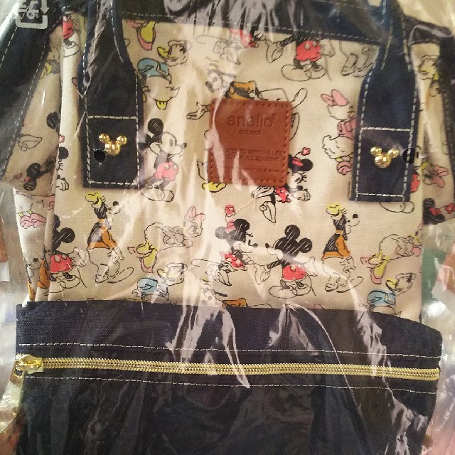 ミッキーマウス(ミッキーマウス)のリュックミッキーマウス青 レディースのバッグ(リュック/バックパック)の商品写真
