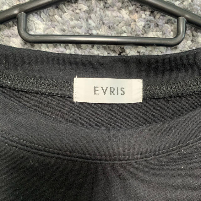 EVRIS(エヴリス)のクロップ丈カットソー レディースのトップス(カットソー(長袖/七分))の商品写真