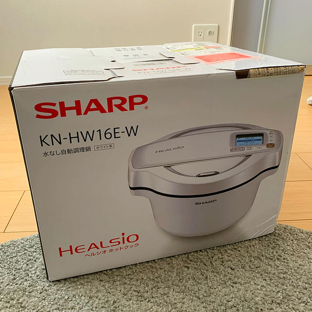 SHARP(シャープ)の【リンちゃん様専用】ヘルシオホットクック　1.6ℓ KN-HW16E-W スマホ/家電/カメラの調理家電(調理機器)の商品写真