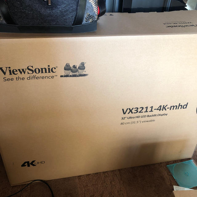 View Sonic  vx3211-4kーmhd  未使用　4kモニター