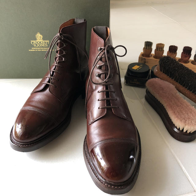 Crockett&Jones(クロケットアンドジョーンズ)の【美品】クロケット &ジョーンズ　コニストン　UK6 ツリー、付属品あり メンズの靴/シューズ(ブーツ)の商品写真