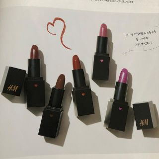 エイチアンドエム(H&M)のGina×H&M♡ミニミニリップ5本セット(口紅)