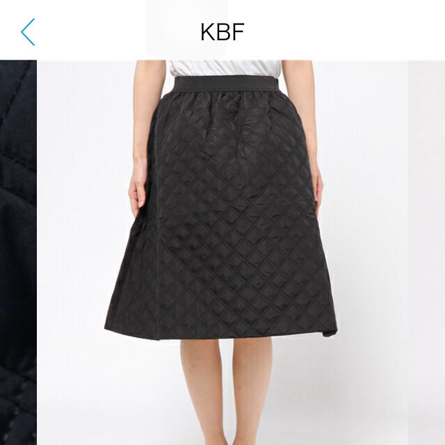 KBF(ケービーエフ)のKBF キルティングスカート レディースのスカート(ロングスカート)の商品写真