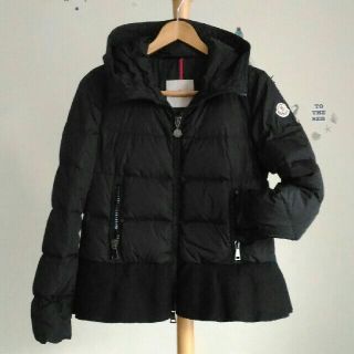 モンクレール(MONCLER)のモンクレール　レディースダウン　ネセア　ブラックサイズ1(ダウンコート)