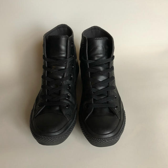 ⭐︎美品⭐︎23㎝converseコンバース オールスターハイ レザー B12 2