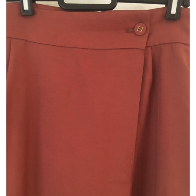 GALLARDA GALANTE(ガリャルダガランテ)のコラージュ ガリャルダガランテ 巻きスカート風 テラコッタピンク レディースのスカート(ひざ丈スカート)の商品写真