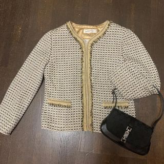 23区 ツイードジャケット ノーカラージャケット(レディース)の通販 56