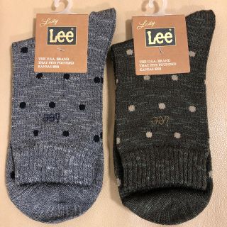 リー(Lee)の新品　レディース  Lee リー　人気柄ウールソックス2足組　日本製(ソックス)