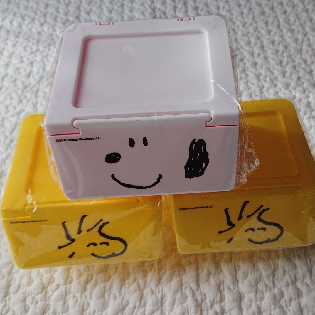 Snoopy スヌーピー 収納ケース ボックス 新品 3個セットの通販 By Akomako Shop スヌーピーならラクマ