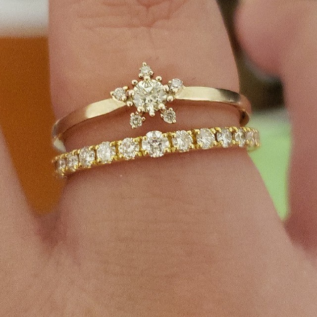 💎0,127ct💎Wish Upon A Star メロウスターリング リング(指輪) 💎0,127ct💎Wish Upon A Star メロウスターリング リング(指輪)