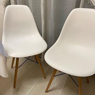 イームズ(EAMES)の取りに来てくれる方　イームズチェア　リプロダクト　二脚セット(ダイニングチェア)