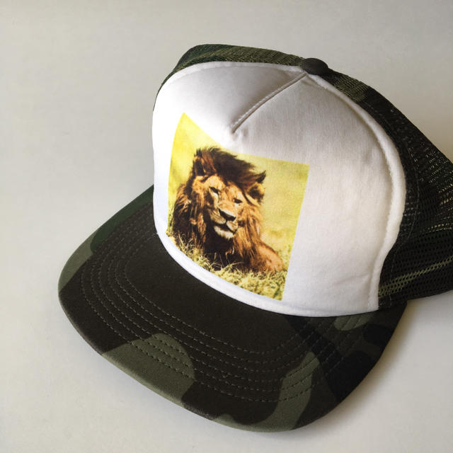 国内正規　supreme 15ss lion 5panel  mesh cap
