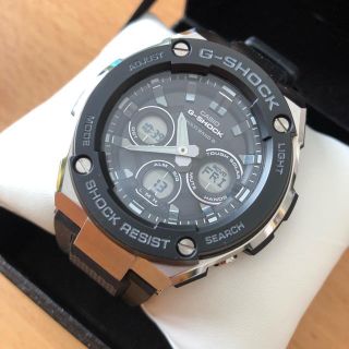 ジーショック(G-SHOCK)の【ふっさん777様専用】GST-W300 ブラック タフソーラー 電波 取説(腕時計(デジタル))