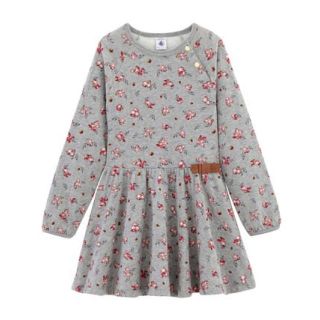 プチバトー(PETIT BATEAU)のななな様専用♡6ans プチバトー プリントワンピース(ワンピース)