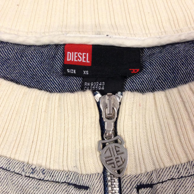 DIESEL(ディーゼル)のDIESELシングルデニムジャケット レディースのジャケット/アウター(ノーカラージャケット)の商品写真