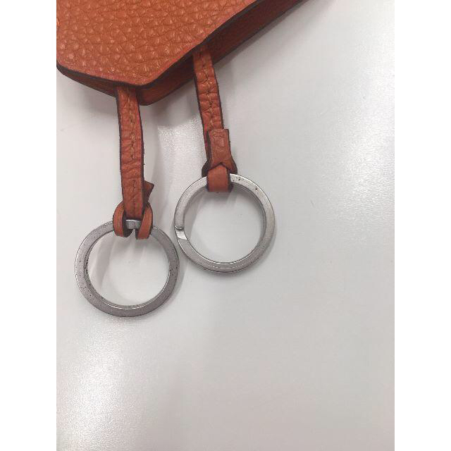 HERMES エルメス クロシェット キーリング レザー ネックレス 美品